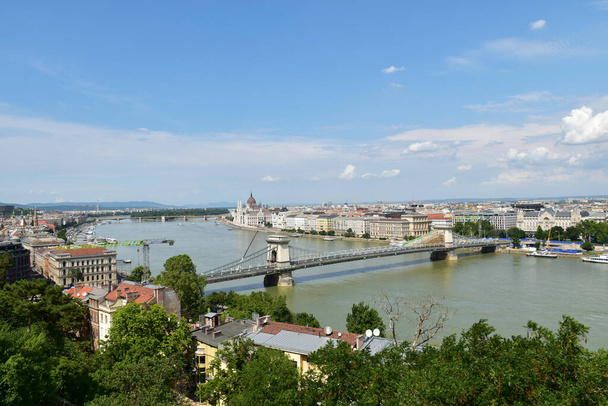 View of Budapest city, Hungary - Fotó, kép