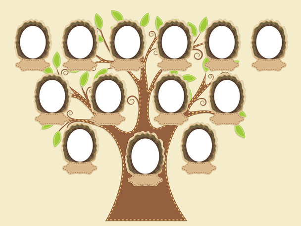 Генеалогічне дерево
 - Вектор, зображення