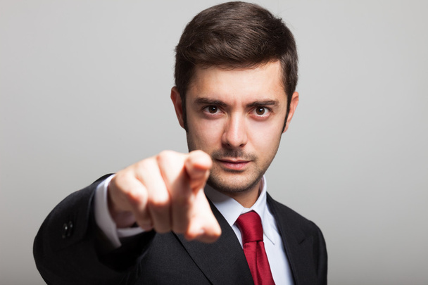 Businessman pointing to you - Foto, imagen