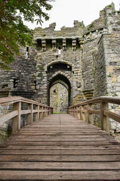 Il Castello di Beaumaris nel Galles del Nord, Regno Unito, è un sito patrimonio mondiale dell'UNESCO - Foto, immagini