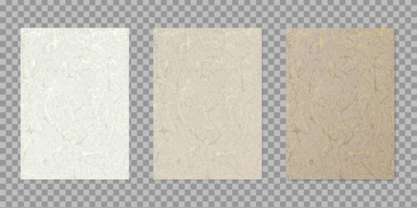 Vector brown and white paper background with marble texture. Cardboard with abstract pattern - Vector, Image