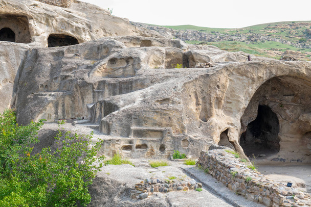 Uplistsikhe nederzetting is een indrukwekkende grot complex - Foto, afbeelding
