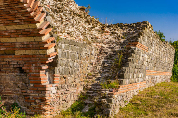 Vue à Felix Romuliana, vestiges du palais de l'empereur romain Galérius près de Zajecar, Serbie. C'est un site du patrimoine mondial de l'UNESCO depuis 2007. - Photo, image