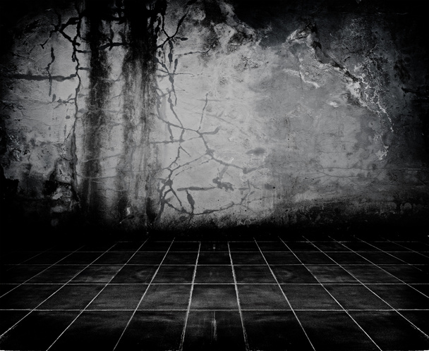 Dark Grunge Room - Photo, Image