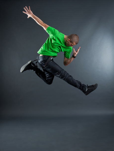 Picture of dancer jumping - Foto, imagen