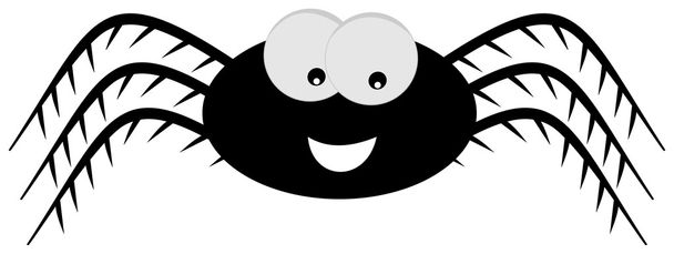 A smiling spider - Вектор, зображення