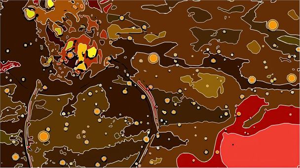 3D-Illustration im Comic-Stil - Immunität gegen Krankheiten mit Partikeln - Foto, Bild