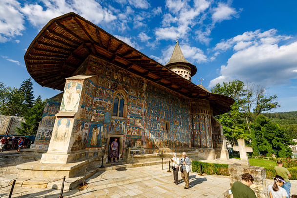 Il monastero ortodosso di Voronet in Romania - Foto, immagini