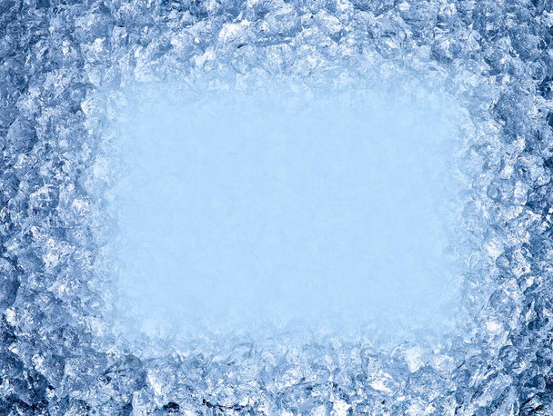 glace cube fond eau froide gel - Photo, image