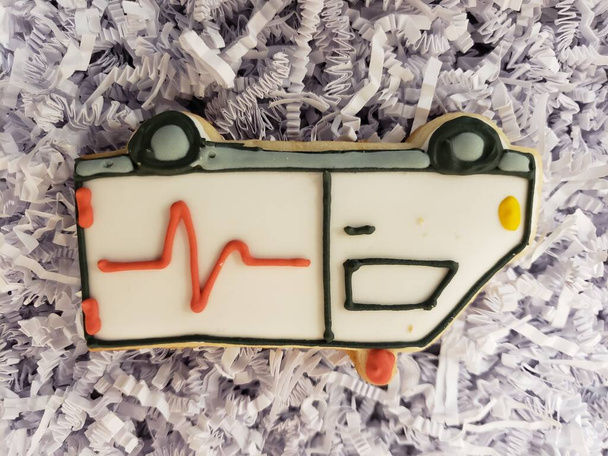 Medical-themed Cookie with frosting - Photo, Image