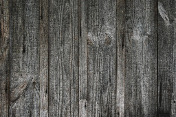 Old grunge dark texture wooden background. The surface of the old gray wood texture. Empty template. - 写真・画像
