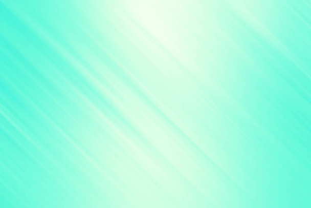 Green turquoise mint light bright gradient background with diagonal light stripes. Can be used for websites, brochures, posters, printing and design. - Photo, Image