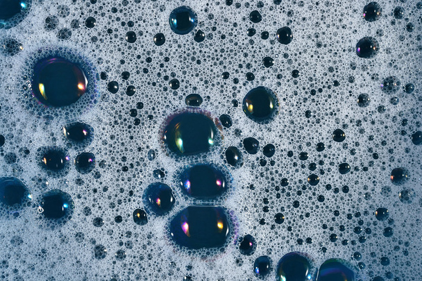 Soapsuds bubbles as background - Photo, Image