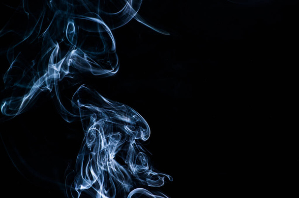 Smoke on a black background - Foto, Imagen