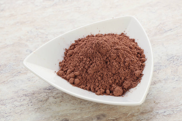 Natürliches Bio-Aroma-Kakaopulver für kulinarische Zwecke - Foto, Bild