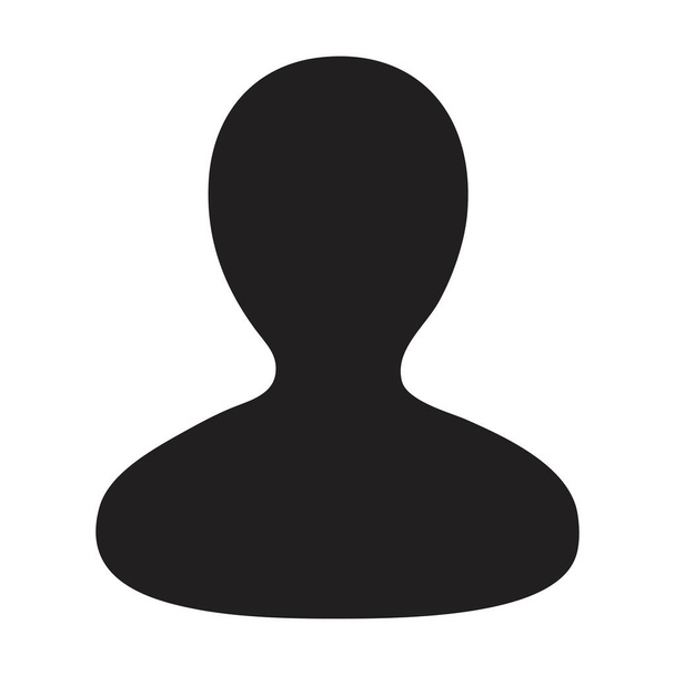 Admin icône vecteur masculin utilisateur profil avatar symbole pour les entreprises dans une illustration de signe de pictogramme de glyphe de couleur plate - Vecteur, image