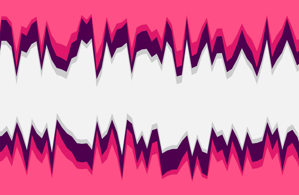 Fondo abstracto con patrón de onda sonora y algún área de espacio de copia - Vector, Imagen