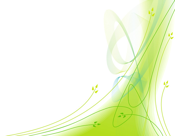 Bacharelato verde abstrato
 - Vetor, Imagem