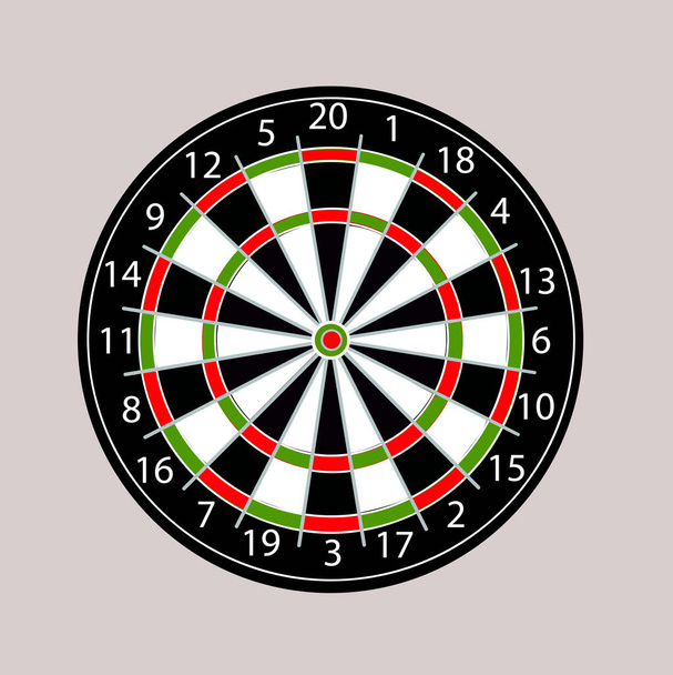 Darts vector on gray background - Vector, Image