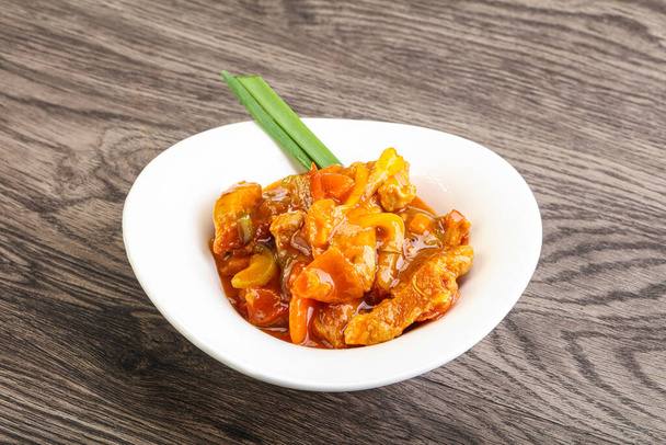 Meat goulash with vegetables and sauce - Photo, Image