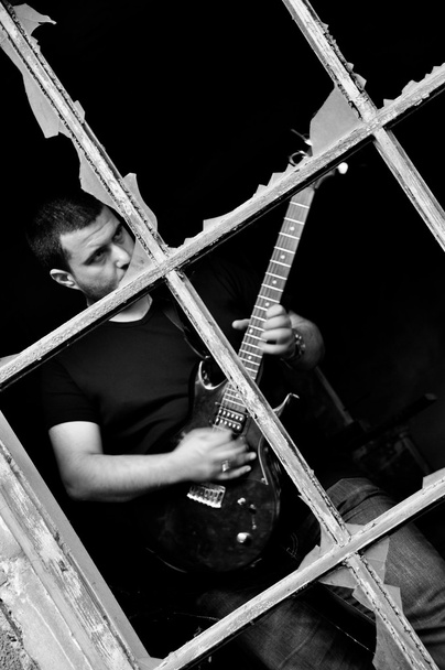 Kaya guitaris - Fotoğraf, Görsel