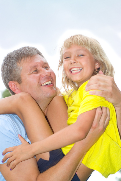 Happy father and daughter - Photo, image