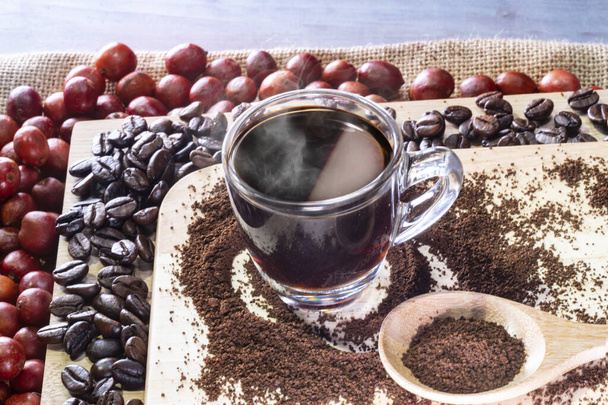 koncept čerstvé kávy splash - Fotografie, Obrázek