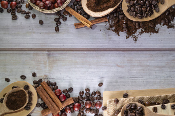 fresh coffee concept background - Photo, Image