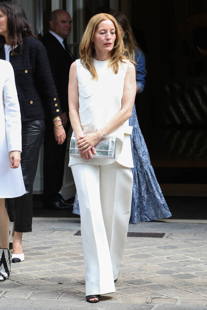 Lucie de la Falaise  at the Christian Dior Haute Couture Fall/Winter 2016-2017 show as part of Paris Fashion Week on July 4, 2016 in Paris, France. - Φωτογραφία, εικόνα