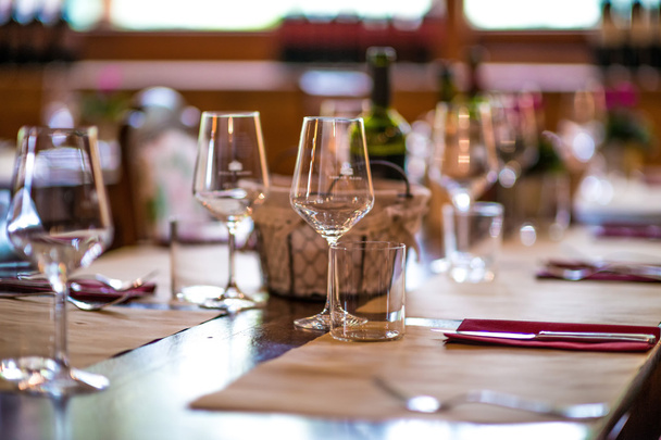 Restaurant table set - Photo, Image