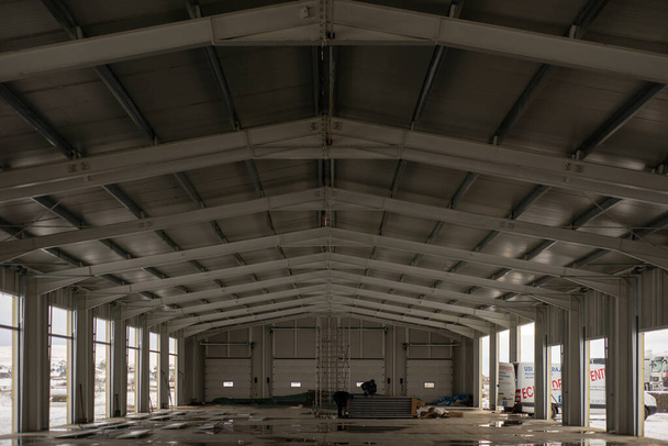  строящийся промышленный зал
 - Фото, изображение
