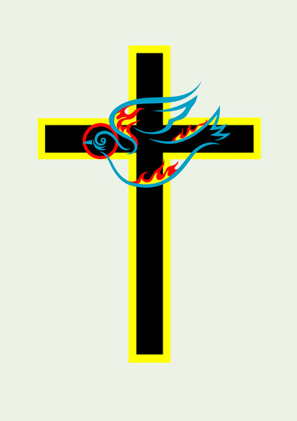 христианский крест - Вектор,изображение