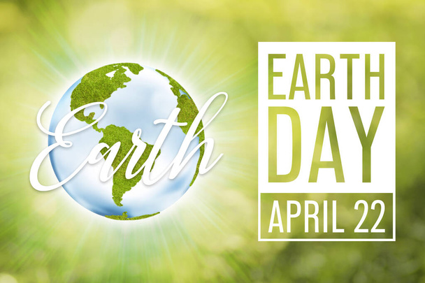 Earth Day background illustration - Photo, Image