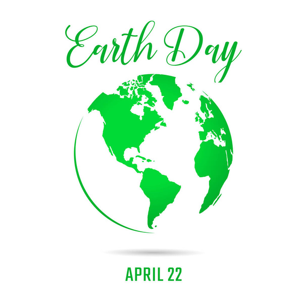 Green Earth Day background. Vector EPS10 illustration. - Vector, Image