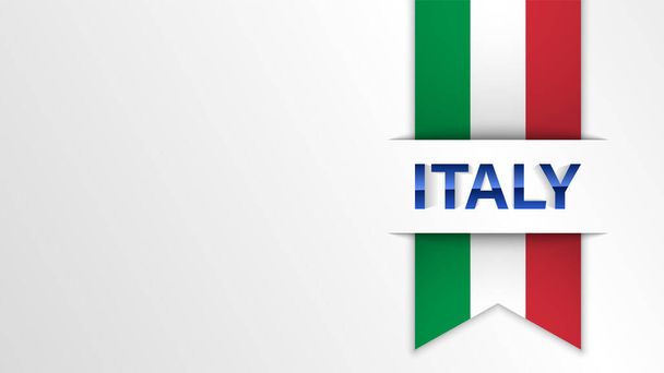 EPS10 Vector Patriottische achtergrond met Italië vlag kleuren. Een element van impact voor het gebruik dat je ervan wilt maken. - Vector, afbeelding