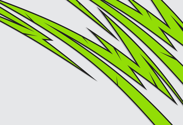 Streszczenie tło z zielonymi kolcami wzór i niektóre miejsca kopiowania - Wektor, obraz