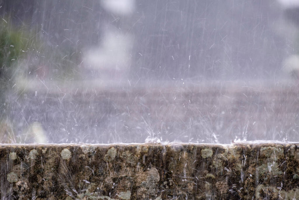downpour, Soller cemitério, Maiorca, Ilhas Baleares, Espanha - Foto, Imagem