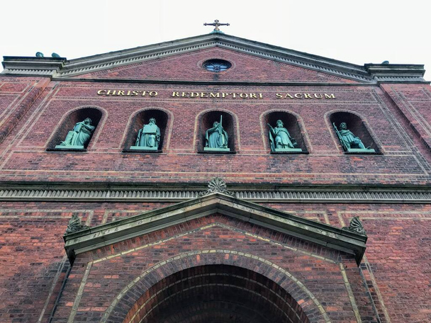 Καθεδρικός ναός του Αγίου Ansgar, η κύρια εκκλησία της Ρωμαιοκαθολικής Επισκοπής της Κοπεγχάγης, η οποία περιλαμβάνει όλη τη Δανία - Φωτογραφία, εικόνα