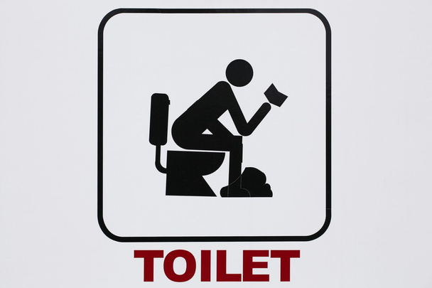 Symbol toaleta - Zdjęcie, obraz