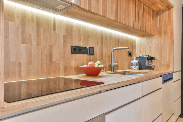 Modern daire mutfak - Fotoğraf, Görsel