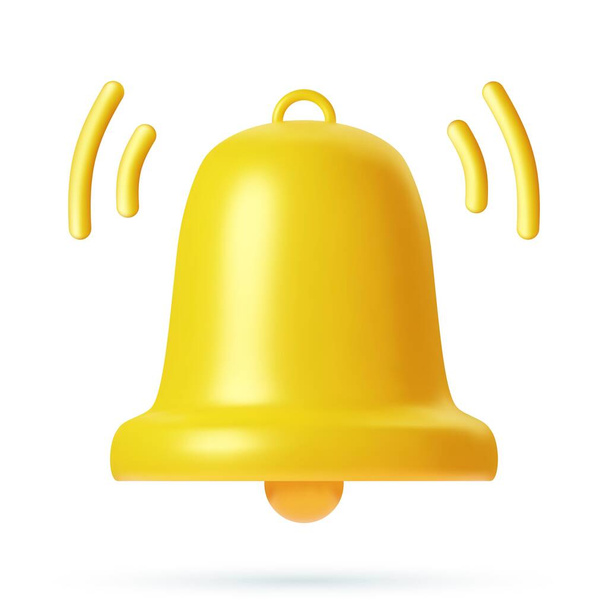 Notification message bell icon - Vektor, obrázek