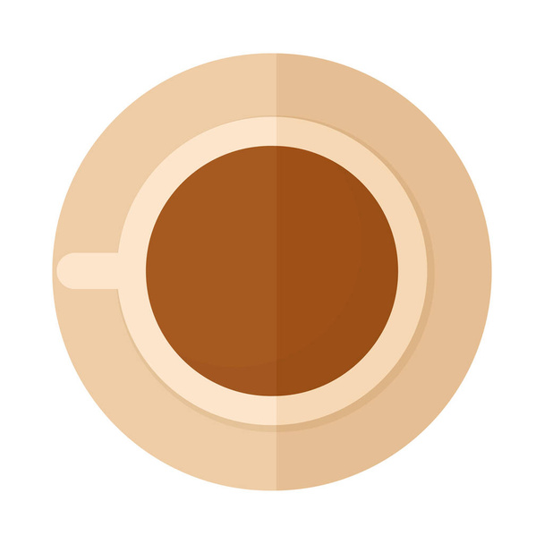 coffee cup illustration - Vector, Imagen