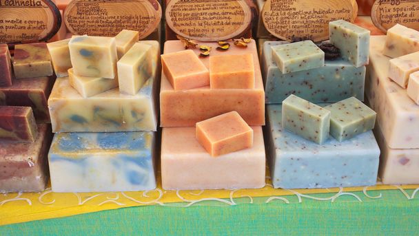 Homemade soaps - Photo, Image