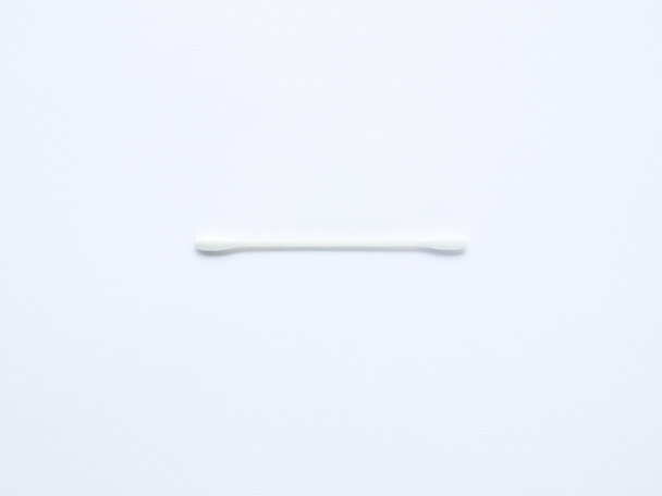 White cotton buds isolated on white background  - Фото, зображення