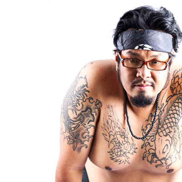 Homens com tatuagens
 - Foto, Imagem
