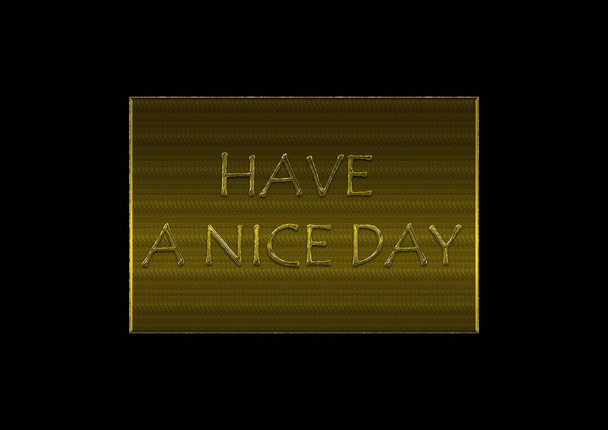Hyvää päivänjatkoa - motivoiva lainauskortti mustalla pohjalla - Valokuva, kuva