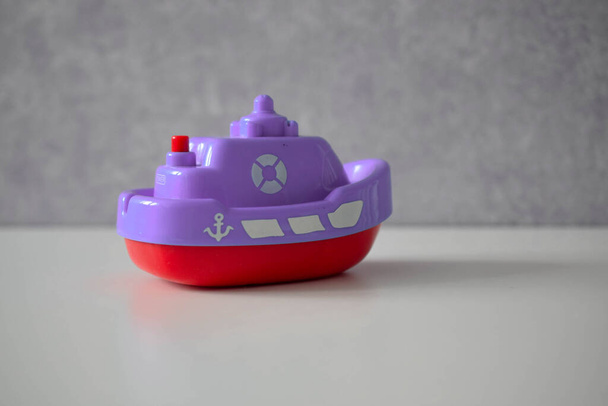 children's toy bright colored - boat   - Fotó, kép