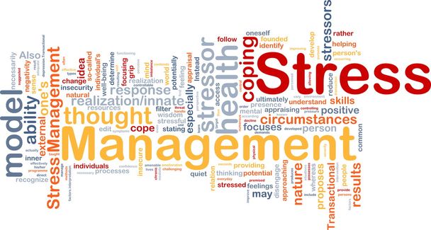 Conceito de gestão do stress
 - Foto, Imagem