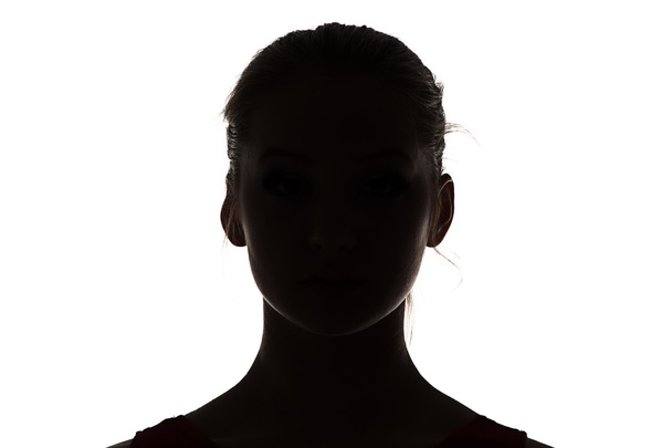 Immagine di silhouette ragazza adolescente
 - Foto, immagini