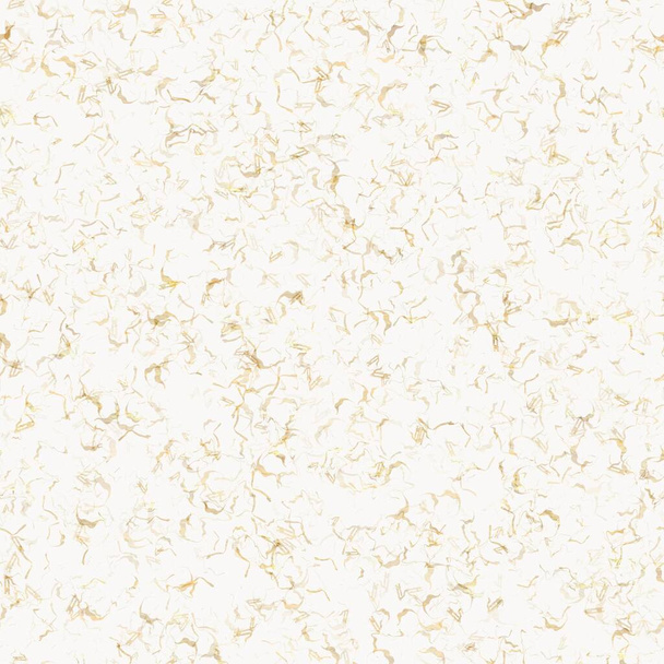 El arroz metálico hecho a mano de oro blanco espolvorea la textura del papel. Fondo de hoja washi sin costuras. Brillo borroso textura de la boda, papelería de brillo y elemento de diseño de lujo digital estilo lámina bonita. - Foto, Imagen